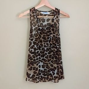 Leopard sheer tank